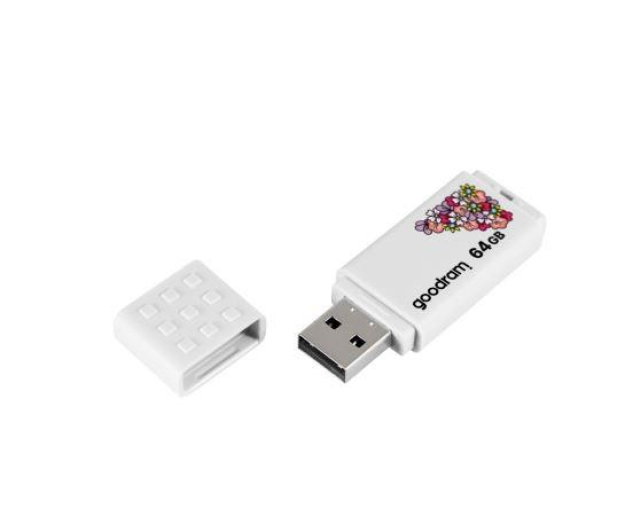 GOODRAM 64GB UME2 odczyt 20MB/s USB 2.0 spring white - 1123108 - zdjęcie 3